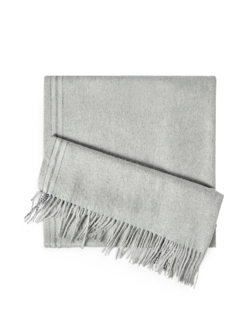 Brunello Cucinelli MSC668AG sciarpa grigio navy