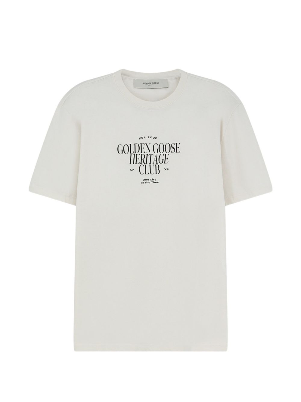 Golden Goose GMP01220P00261911560 t-shirt bianca uomo