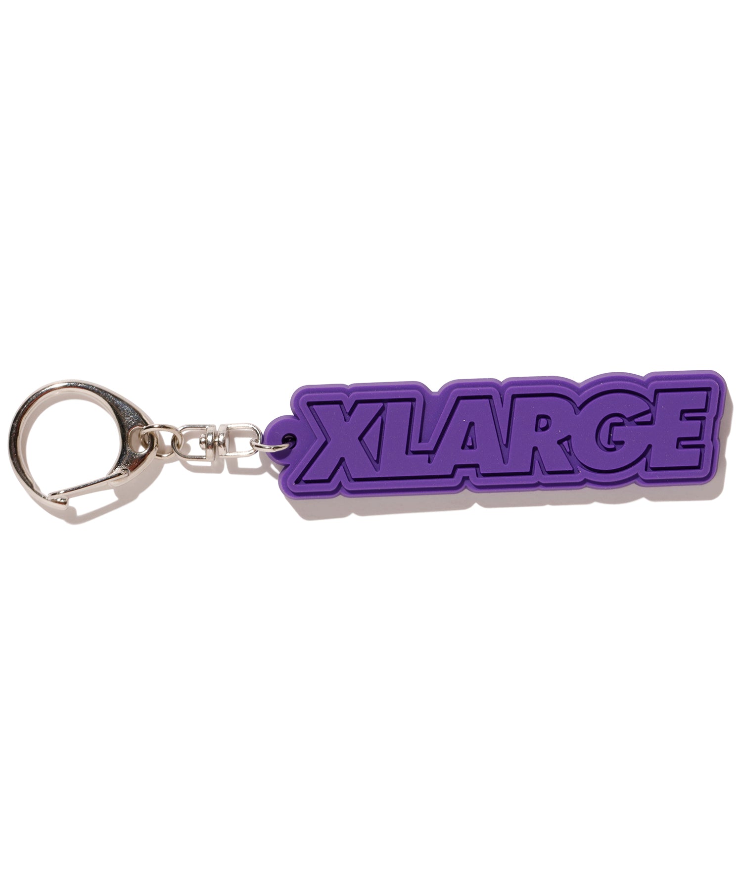 X-Large Logo Rubber portachiavi gomma blu