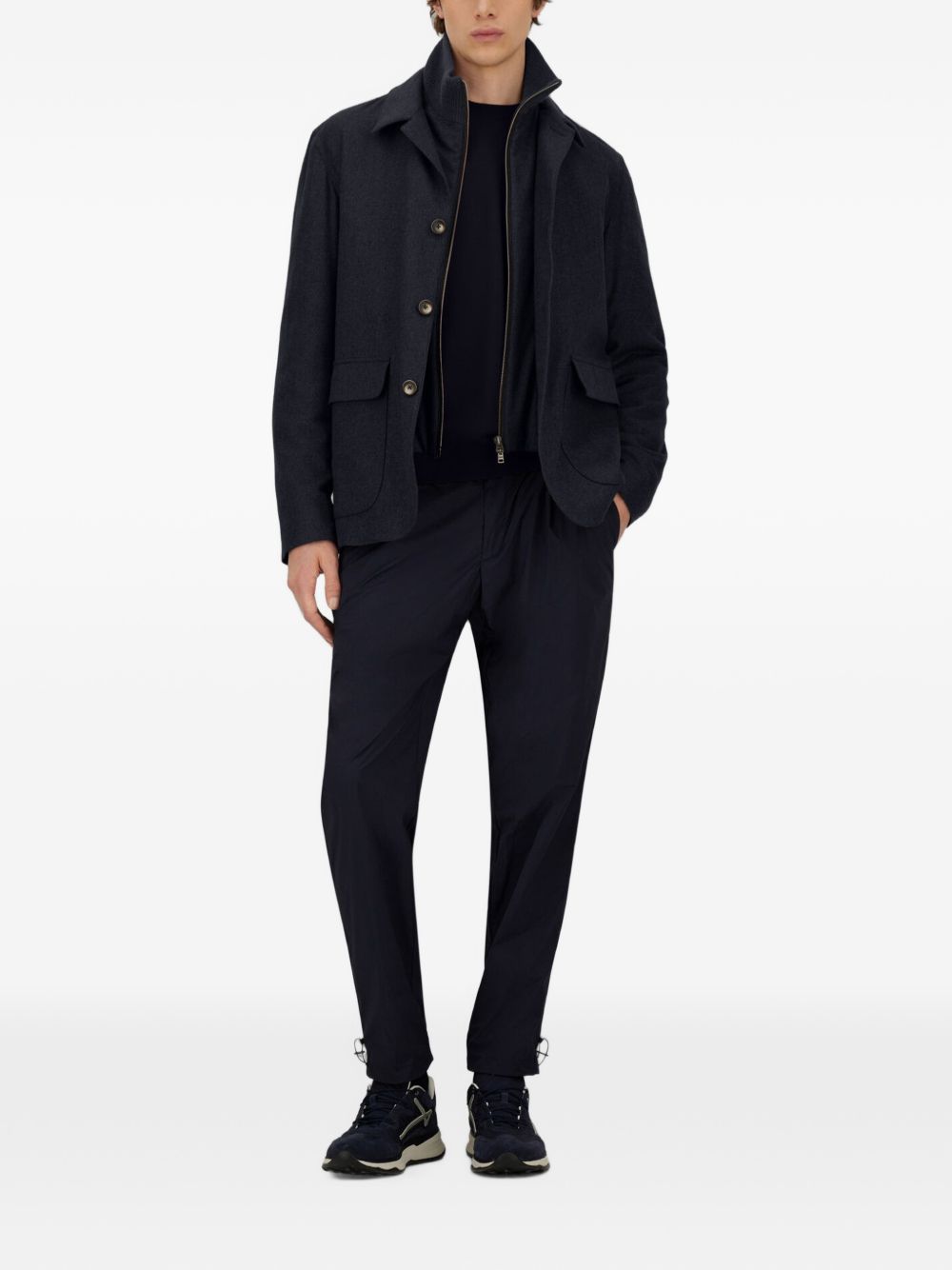 Herno MG00043UR maglia uomo blu navy