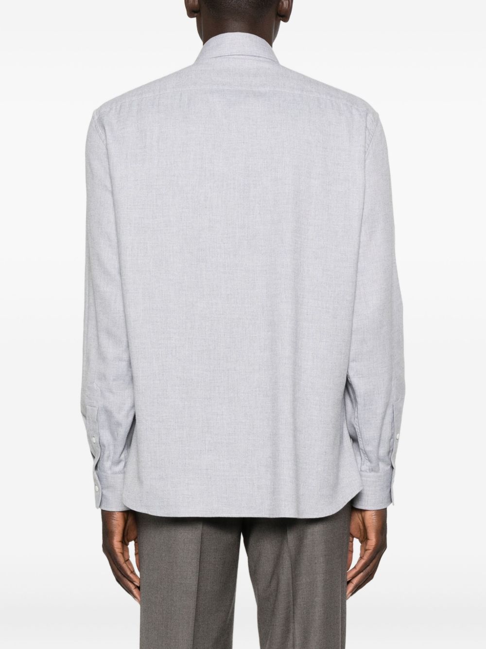 Brunello Cucinelli MY6370627 camicia grigia uomo