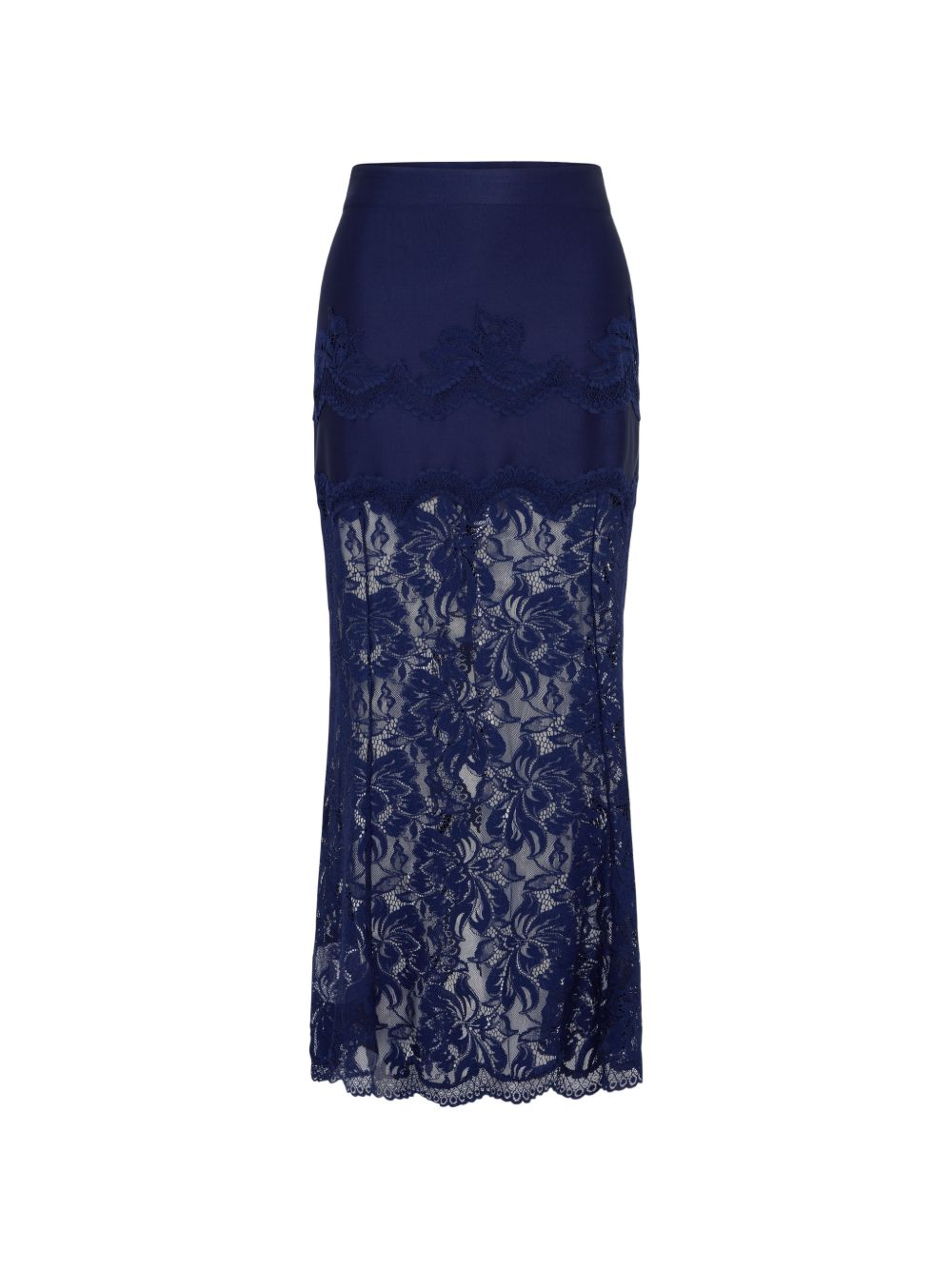 Rabanne 26AJJU021PA0170 gonna corta blu