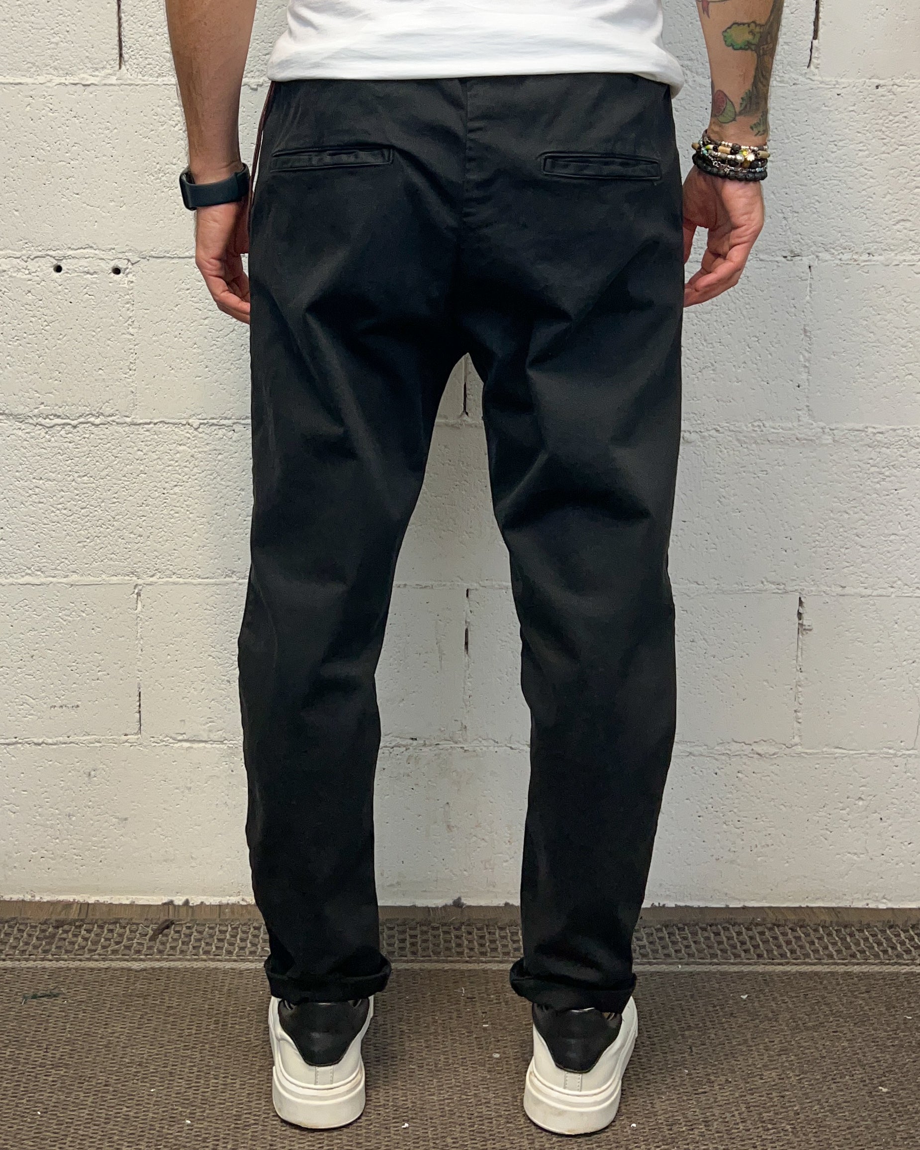 ONLYONE OVER-D Nero pantaloni denim regolari