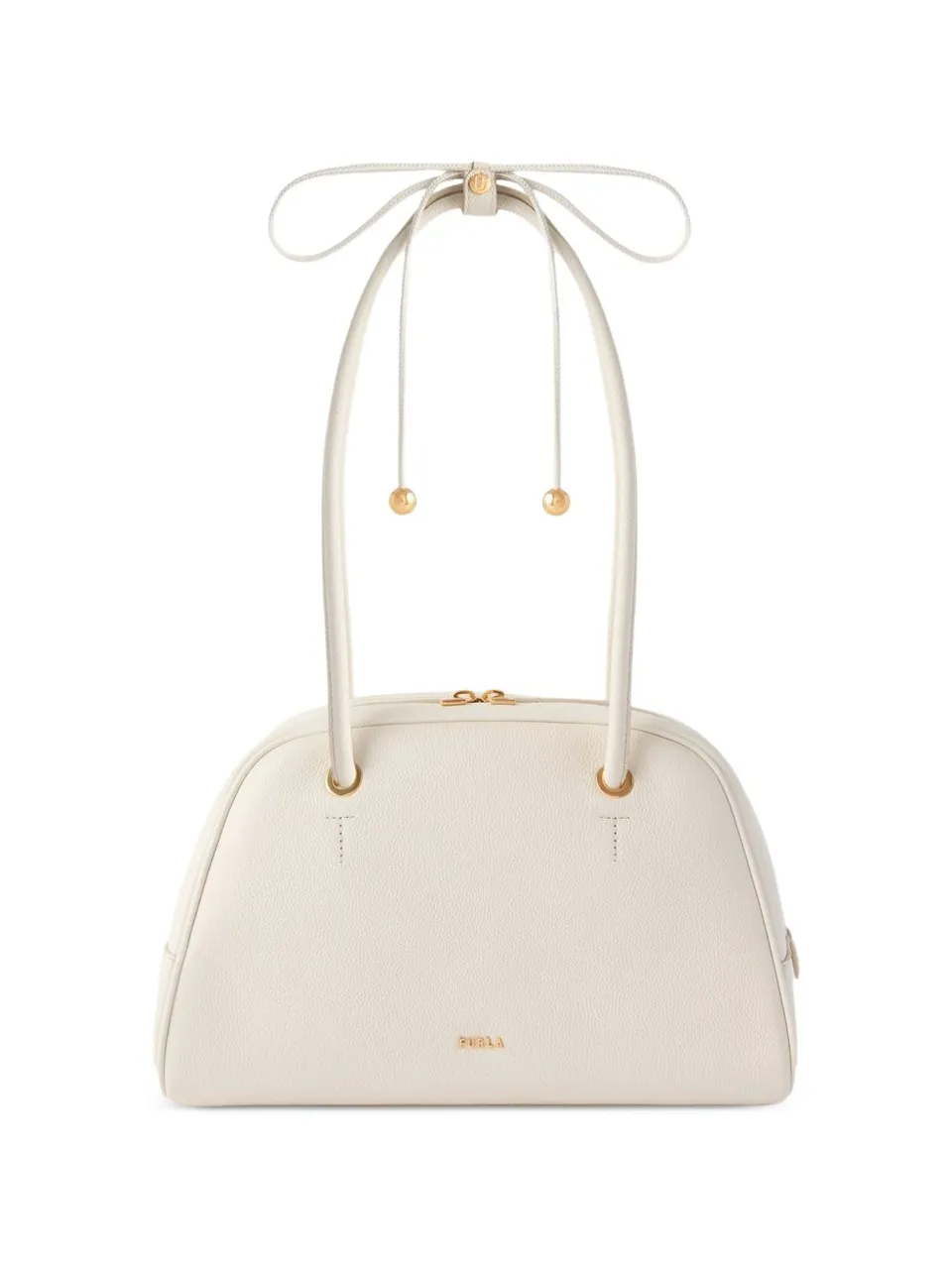 Furla WB02109 Borsa a Mano Bianca Pelle