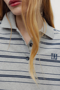 The New Society Ona polo donna righe cotone