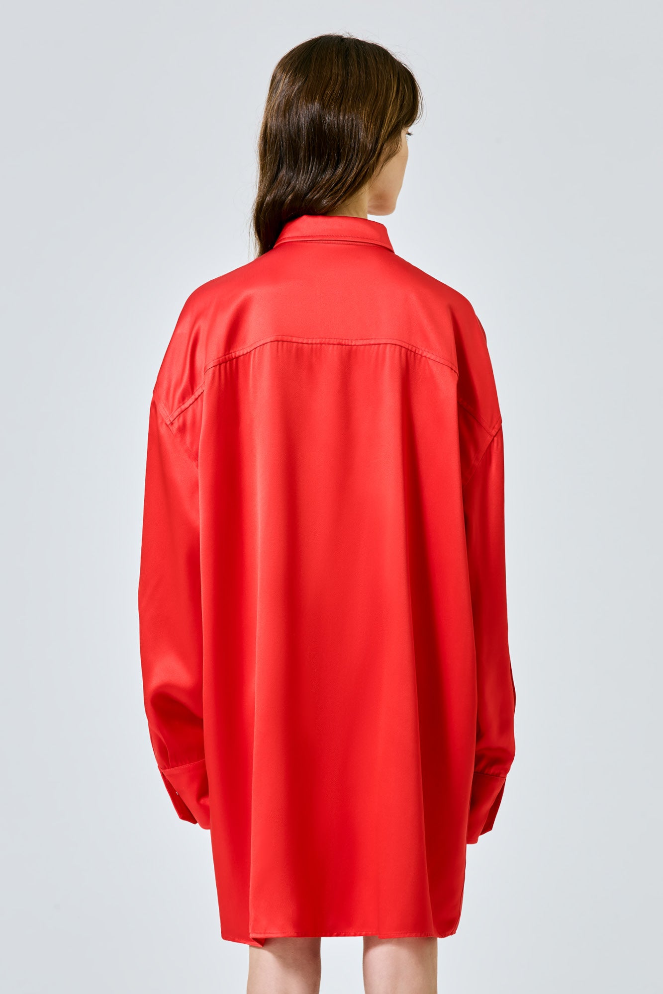 Sa Su Phi Valentina camicia abito raso rossa