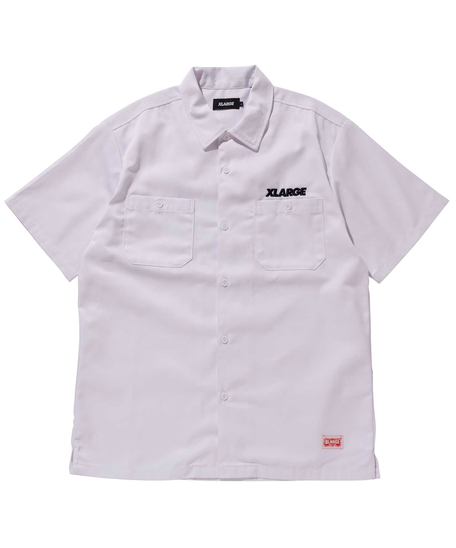 X-Large S/S OG Work Shirt camicia bianca elasticizzata