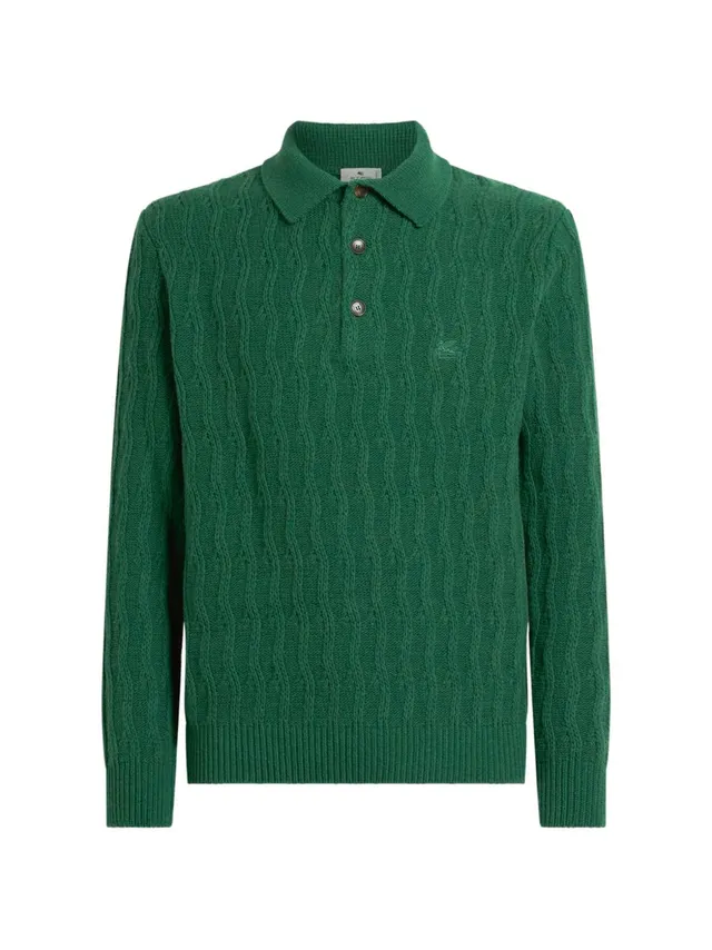 Etro MRKF0028AU12PV0456VERDONE Polo Uomo Verde