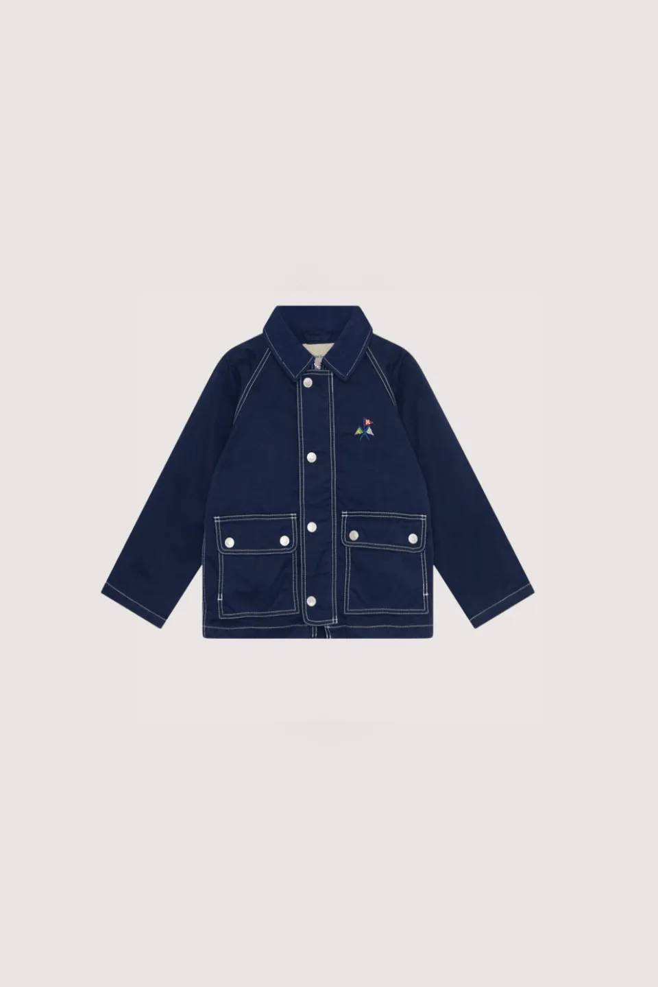 The New Society Cosmos Summer Midnight giacca tela cotone