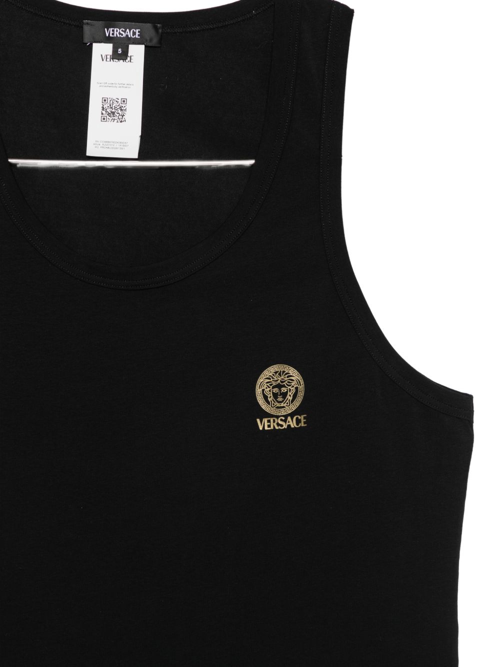 Versace AUU01012 Top Uomo Nero