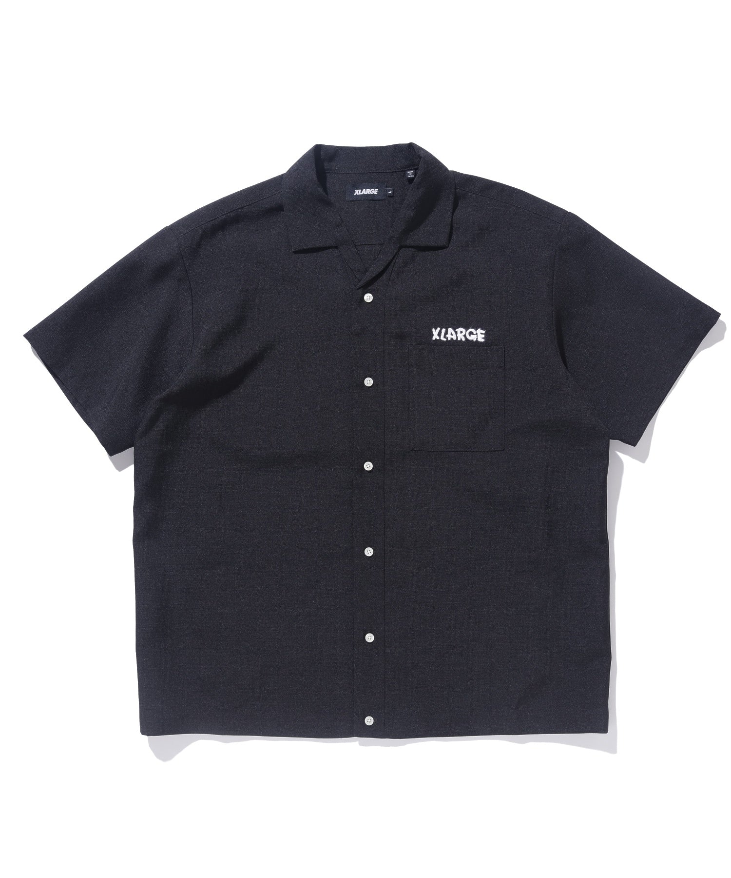 X-Large Drawing OG S/S Work Shirt camicia nera manica corta