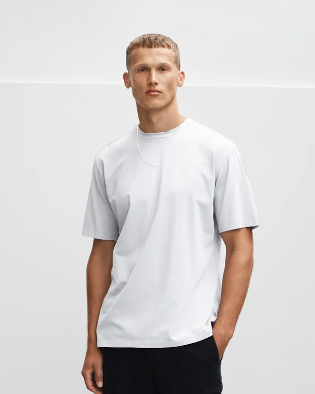 GOODPEOPLE Ted Soft Relaxed Fit Tee t-shirt bianca cotone