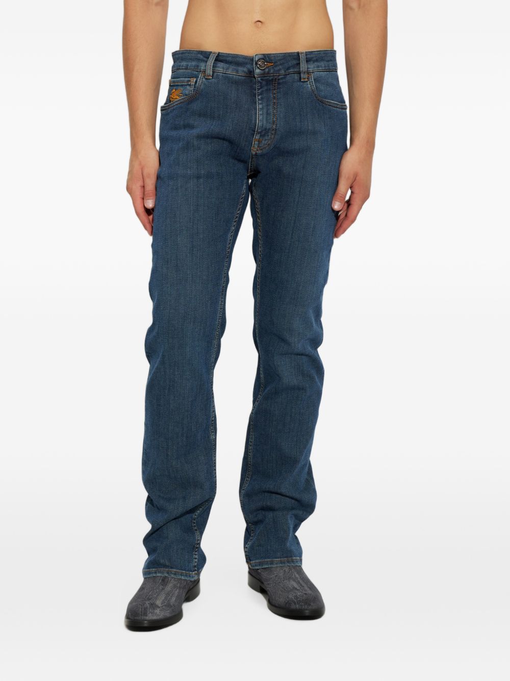 Etro MRNB0004 jeans uomo denim scuro