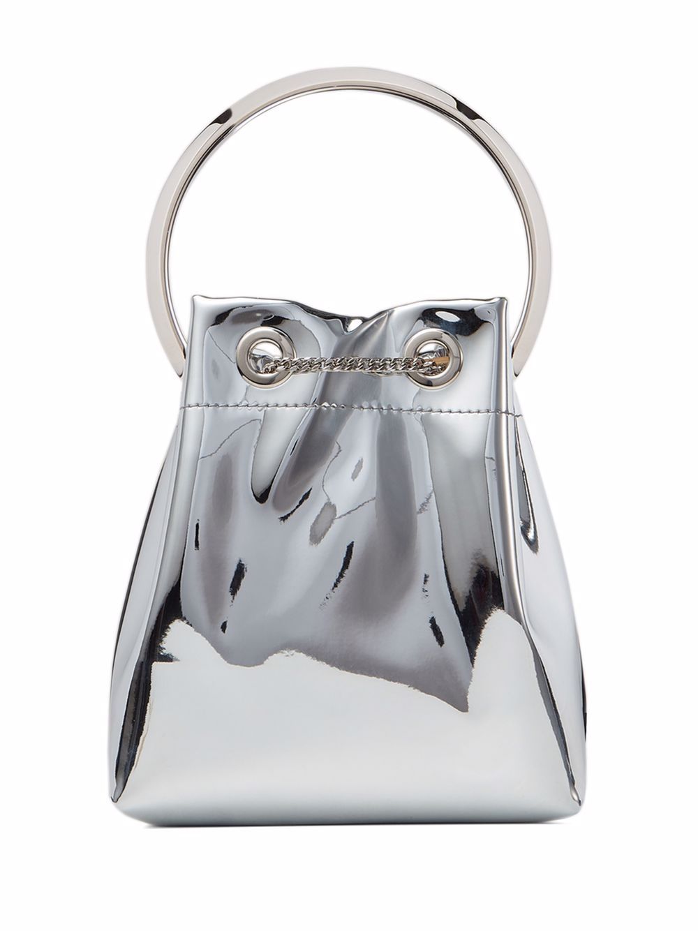 Jimmy Choo Bon Bon borsa a mano argento
