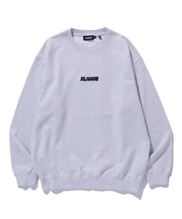X-Large Standard Logo felpa girocollo ricamo petto