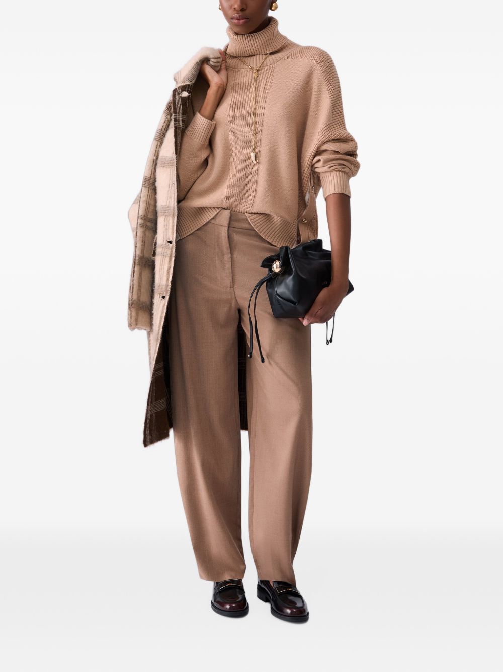 Liu Jo WF6087T732A Pantaloni Donna Camel