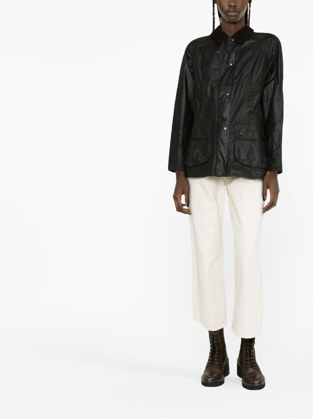 Barbour LWX0667 Giubbotto donna verde salvia