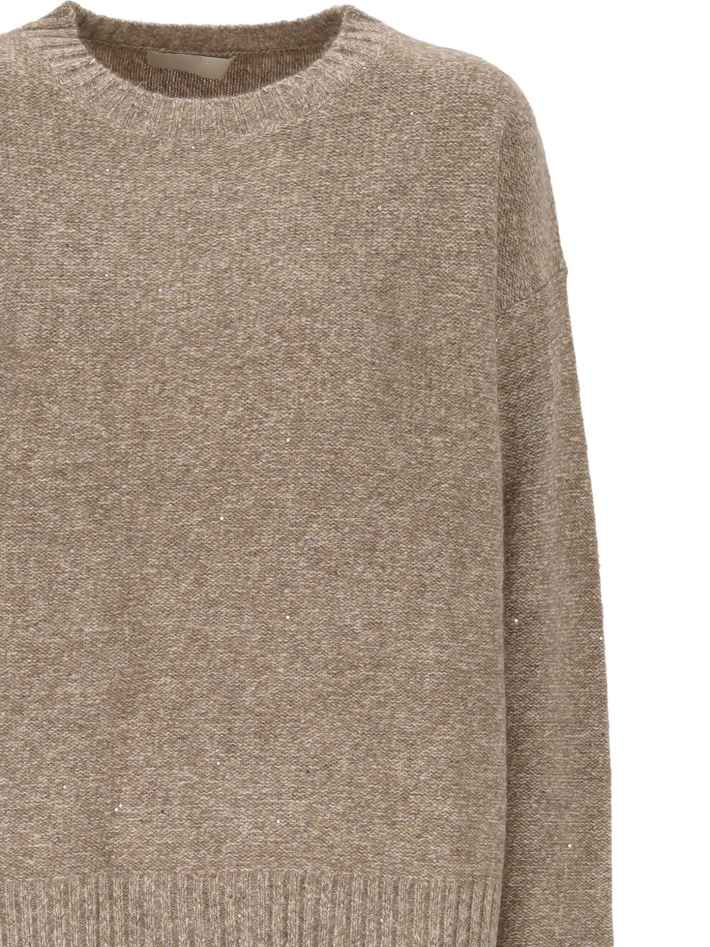 Eleh EFWM260002 maglia donna color fango
