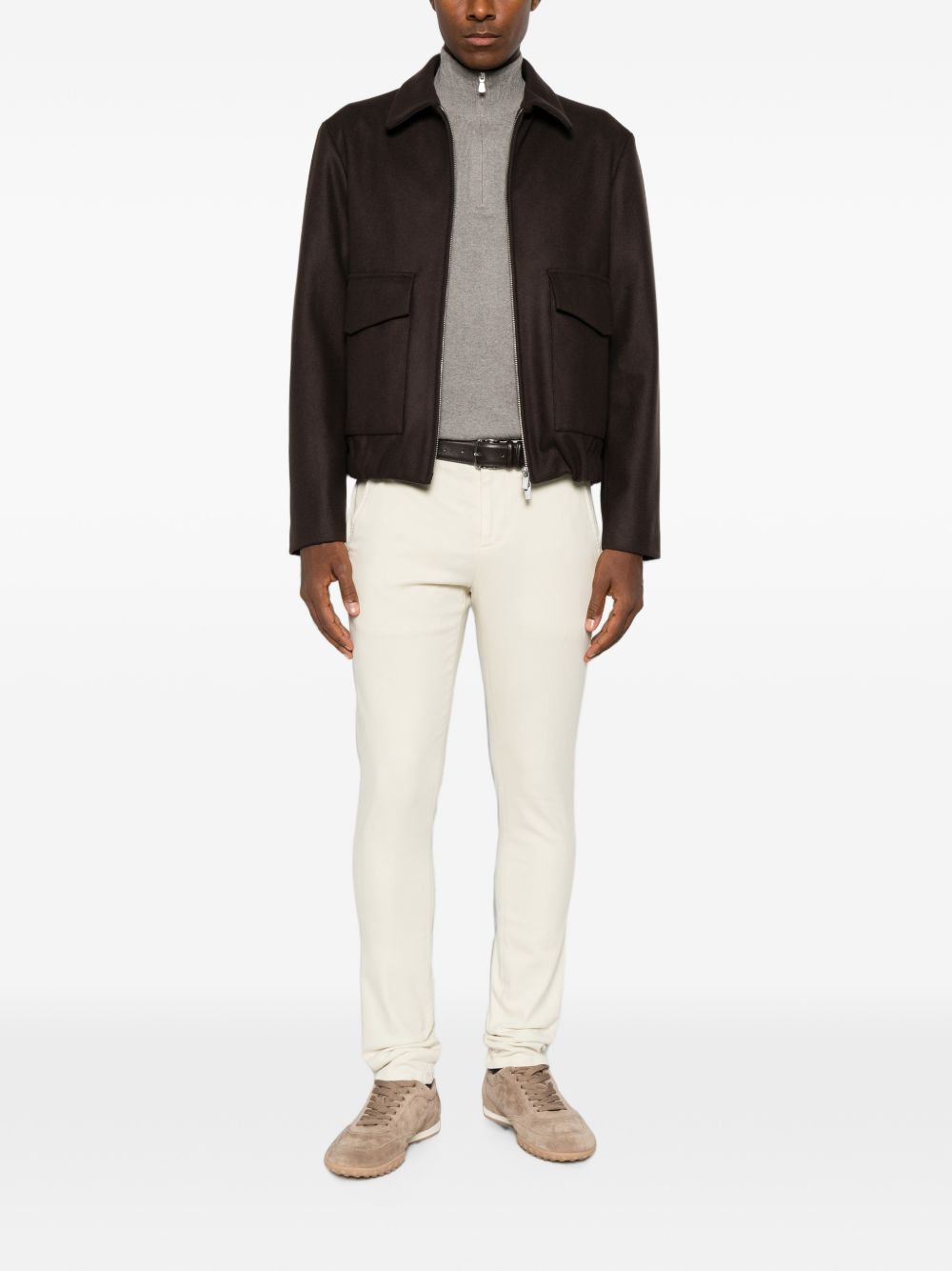 Dondup UP235 jeans uomo ivory beige