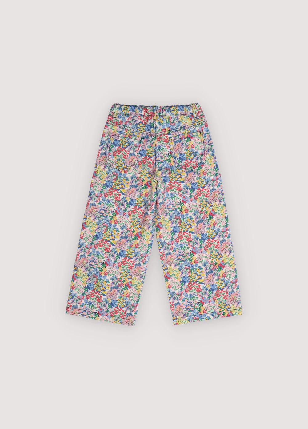 The New Society Lily pantaloni bambina Verbena floreale cotone
