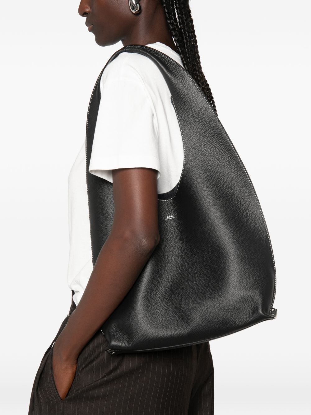 A.P.C. PXCBC portafoglio uomo nero