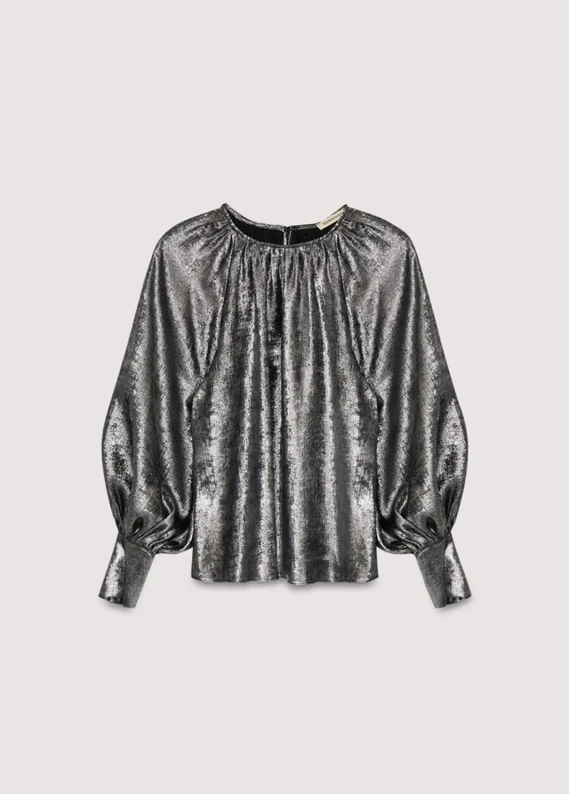 The New Society Uxia Woman Blouse blusa argento