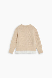 THE NEW SOCIETY Echo Jumper maglione lana ricamato