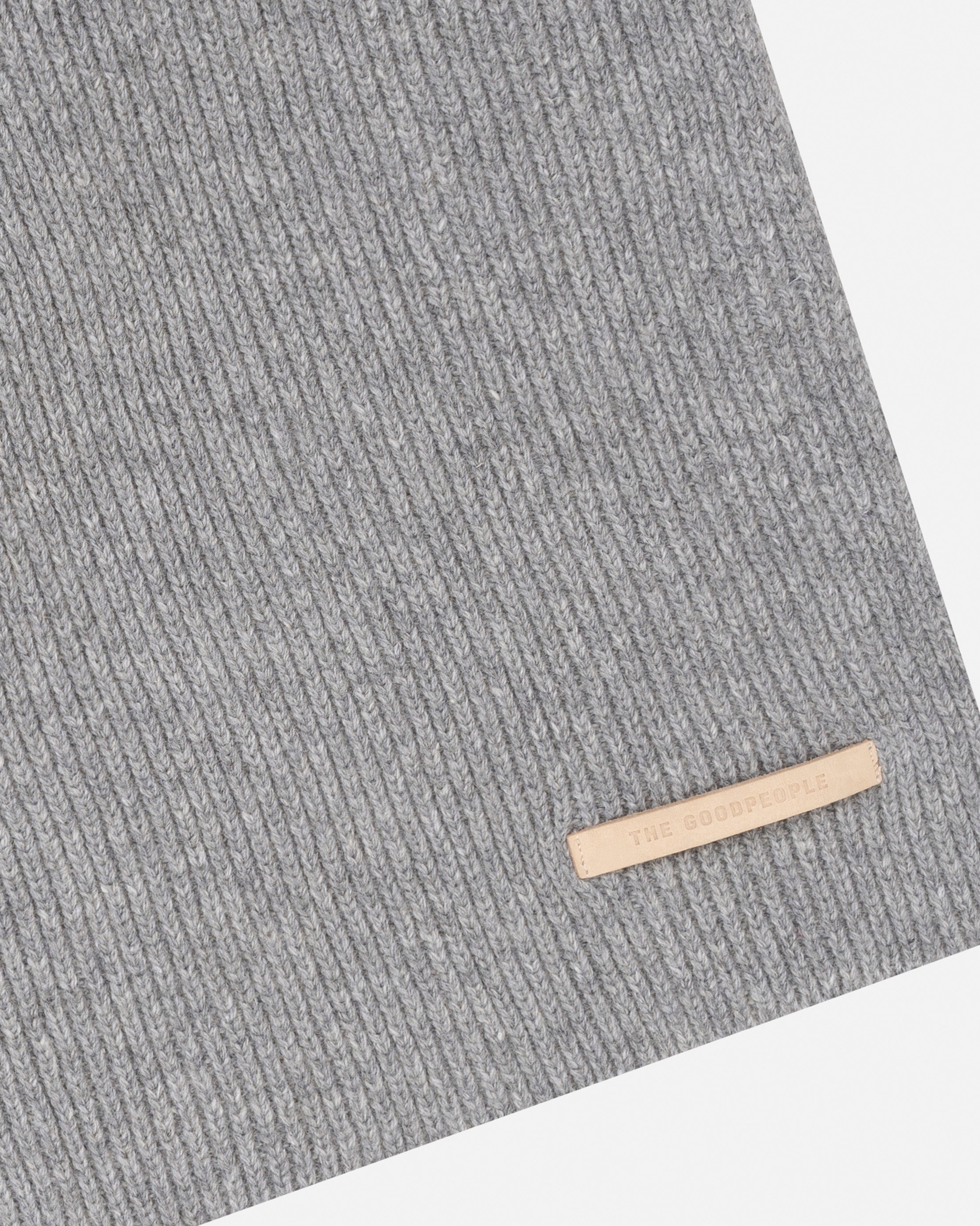 GOODPEOPLE Alpaca Blend sciarpa alpaca grigio melange unica