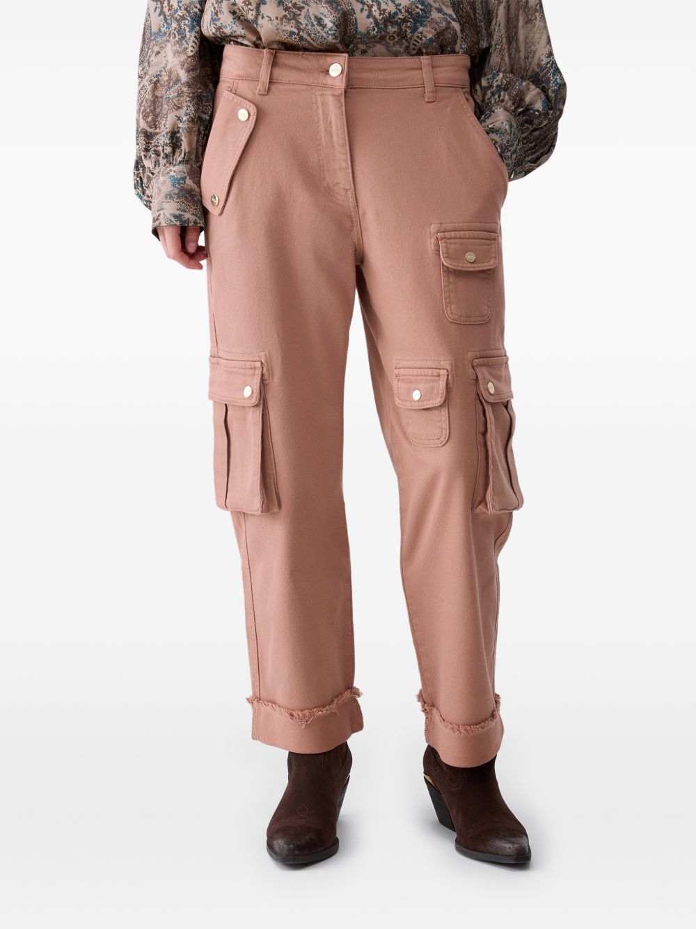 LIU JO Black CF6227T1819 pantaloni nude skin