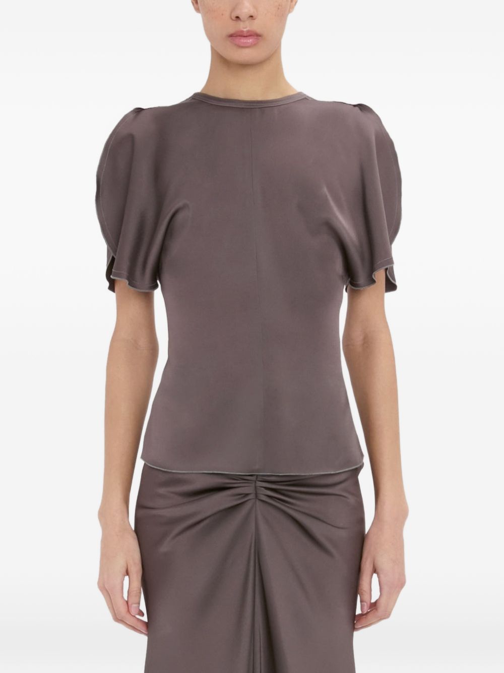 Victoria Beckham 1126WTP006579A top oro donna