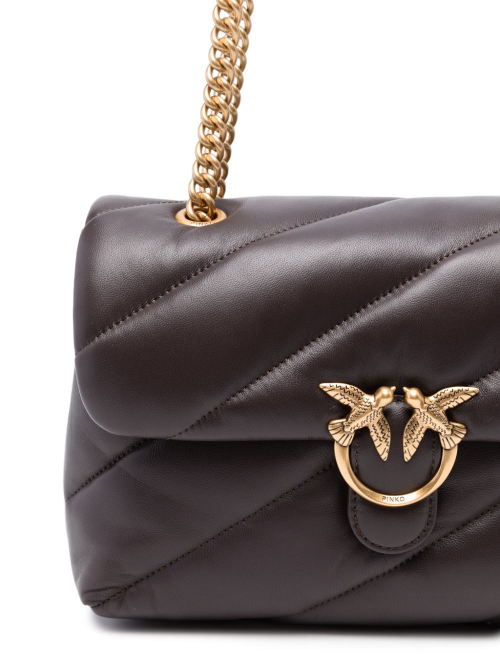 Pinko 107616 borsa a mano marrone
