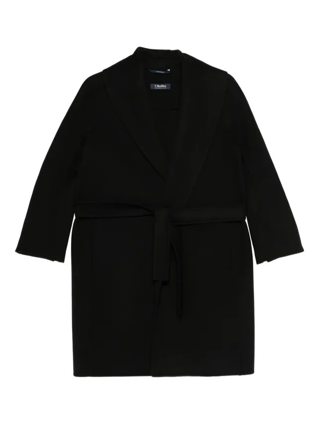 S Max Mara Messi 2529016061600 cappotto nero lana