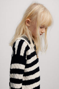 THE NEW SOCIETY Reverie Polo polo Black Iris cashmere