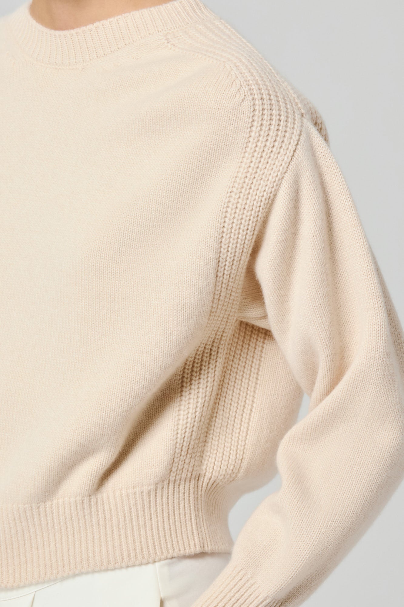 Sa Su Phi maglione V cashmere giallo chiaro