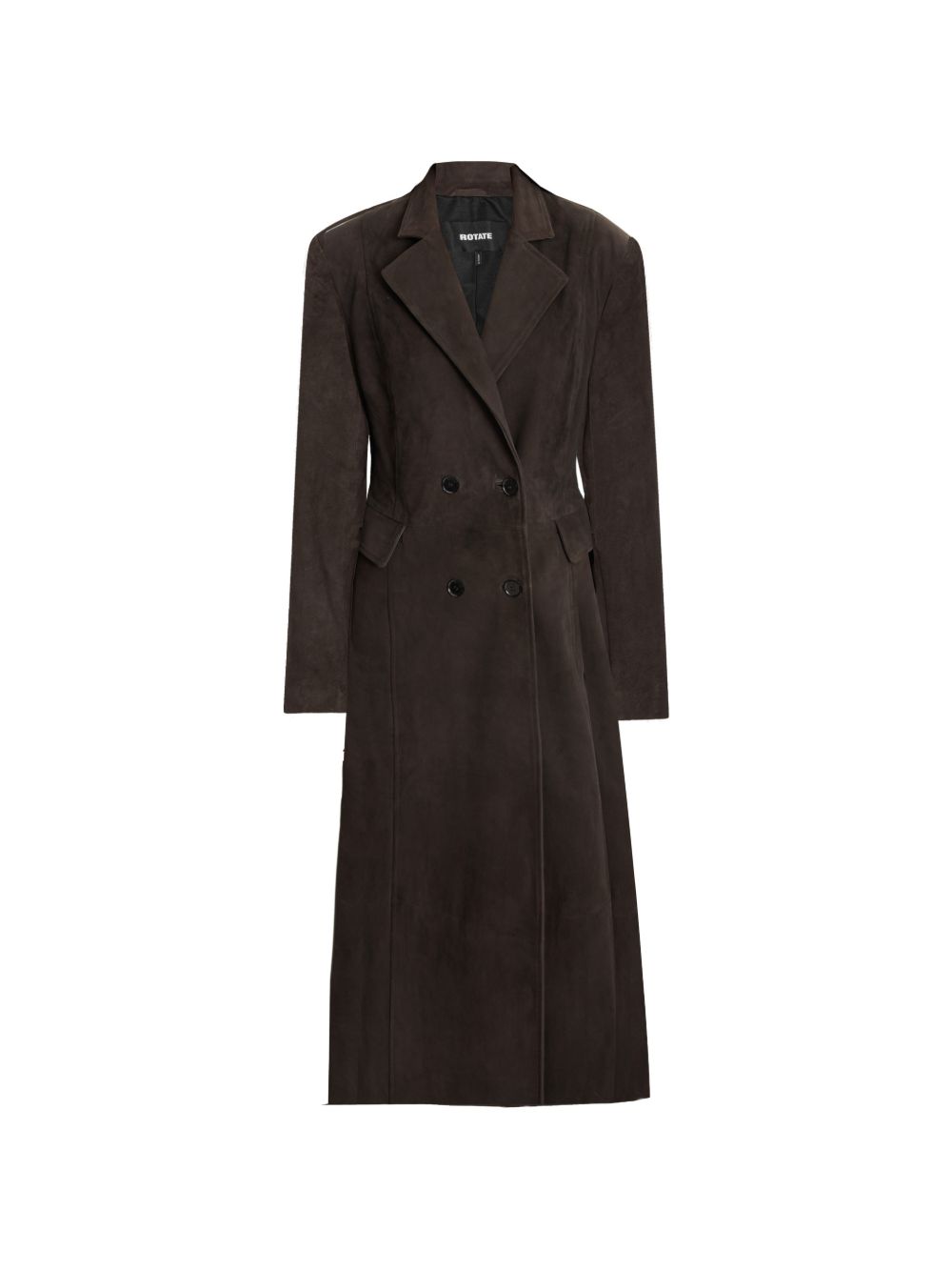 Rotate 1165031111 Ganache cappotto donna cioccolato pelle