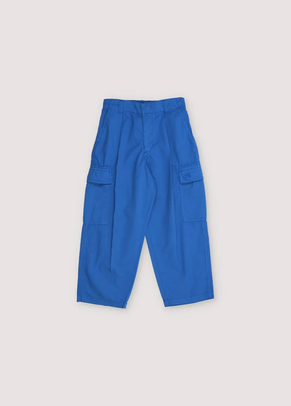 The New Society Tripoli Cargo pantaloni bimbo cobalto 6 anni cotone