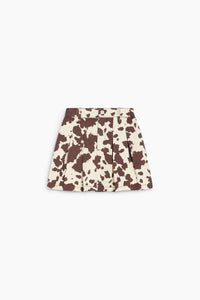 The New Society Dakota gonna bimba Cow Print denim cotone