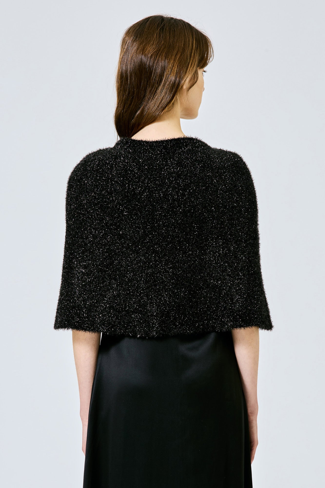 Sa Su Phi Cappa Disco mantella lurex nera maglieria