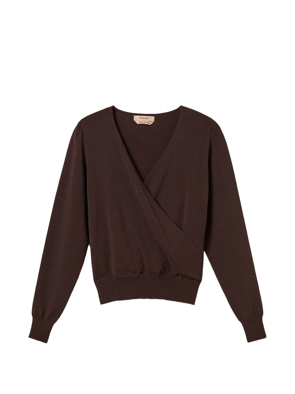 Twinset 262TT3331 maglia marrone coffee