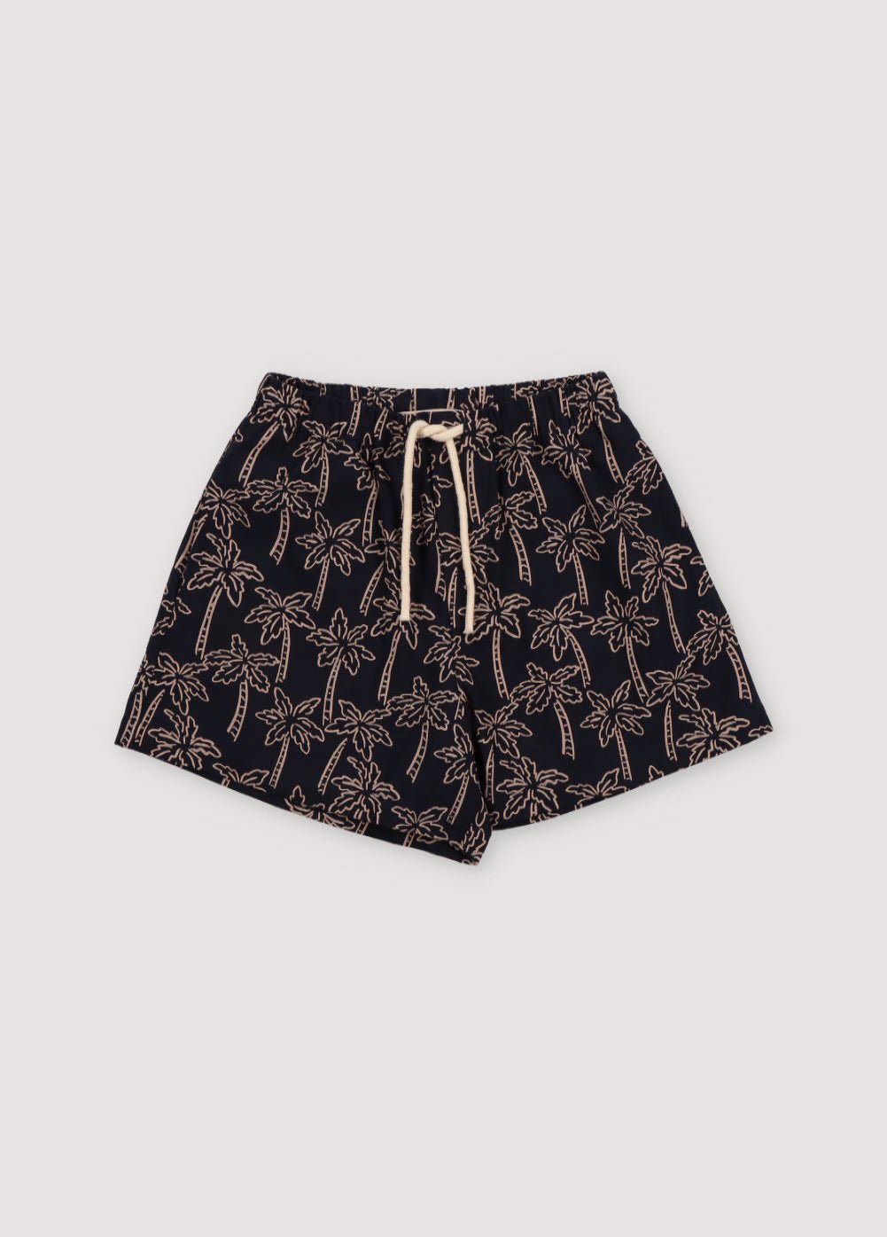 The New Society Ithaki Bermuda bimbi Palms Navy cotone