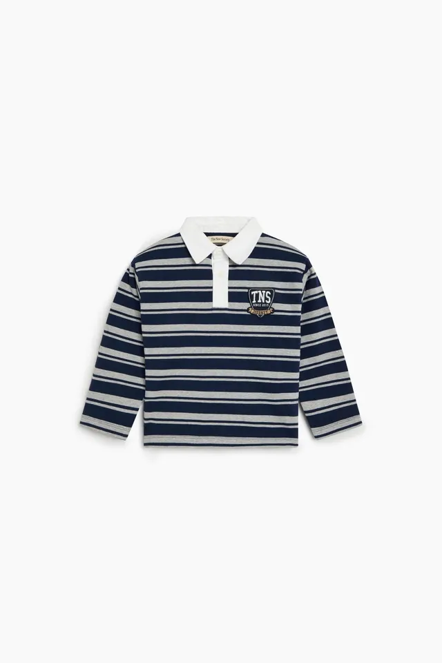 The New Society Glowee polo bambino righe cotone