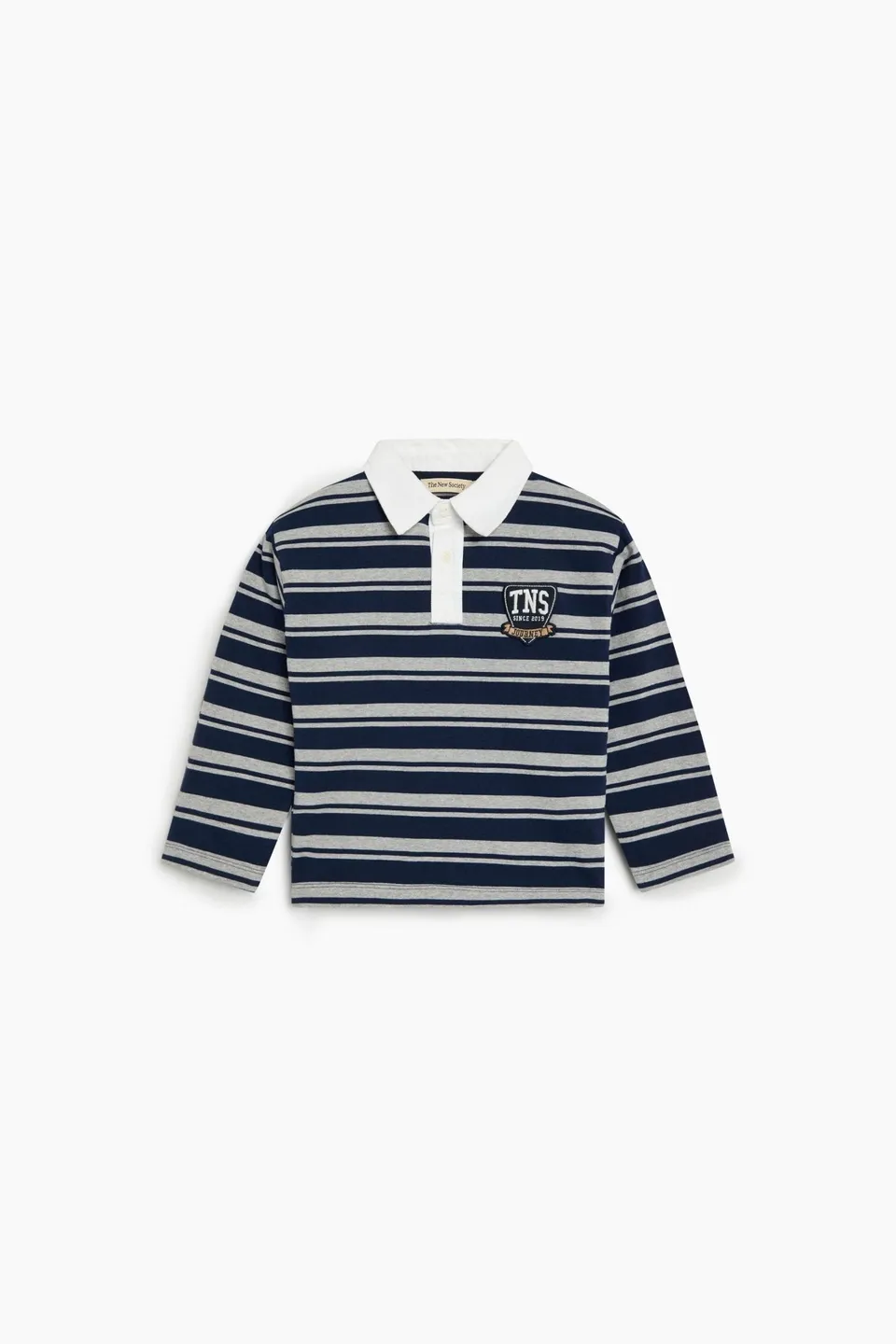 The New Society Glowee polo bambino righe cotone