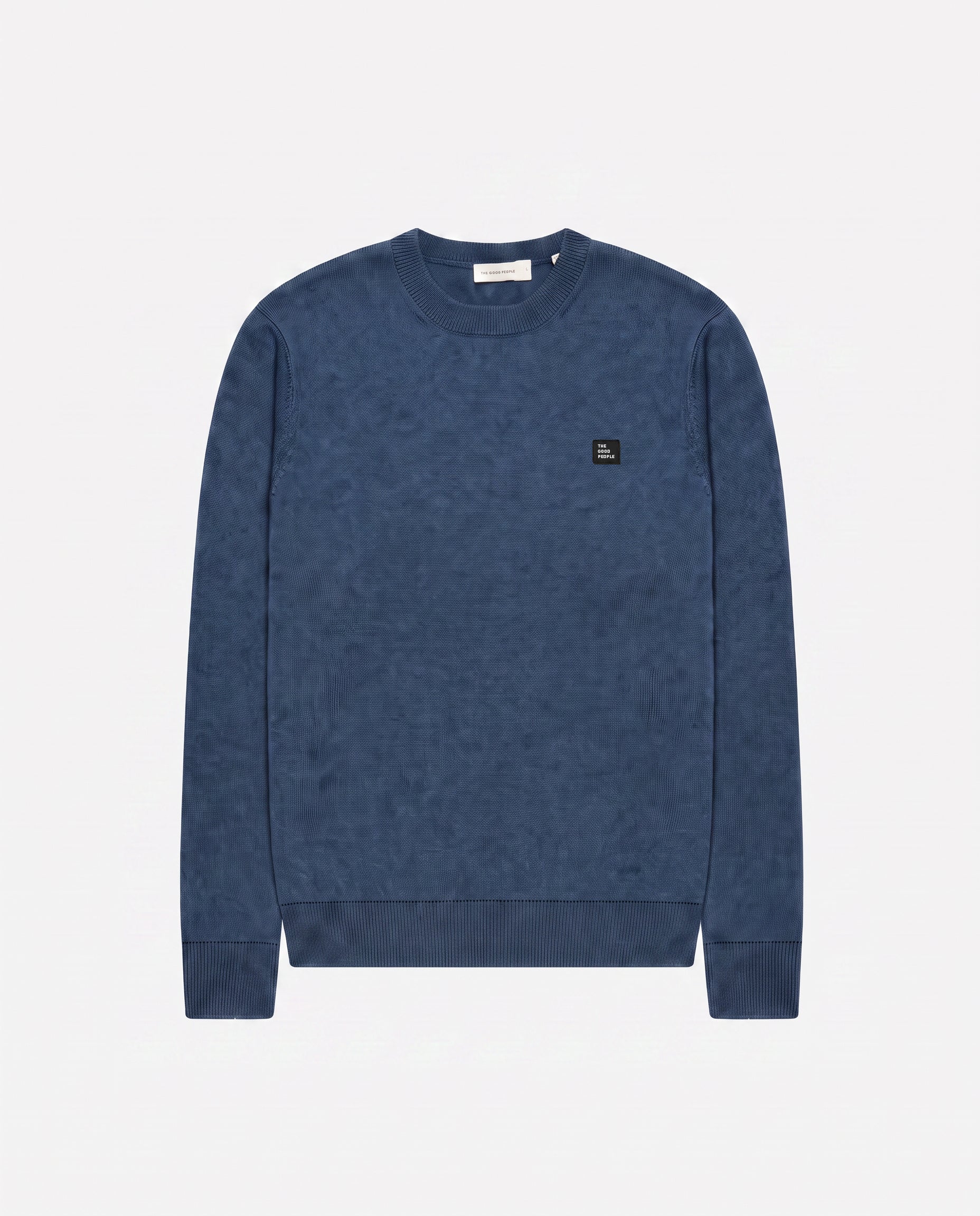 Goodpeople Oknit Comfort maglione Denim Blue lana