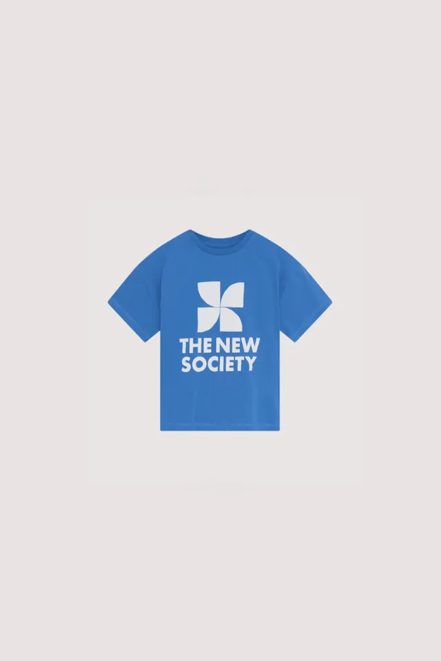The New Society TNS Logo Tee Maglietta 6 Anni Iris Whisper