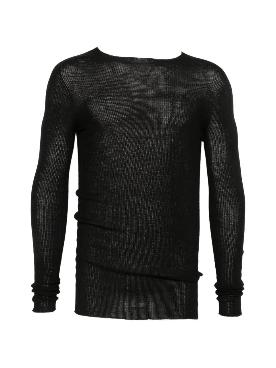 Rick Owens RU02F4637 maglia nera uomo