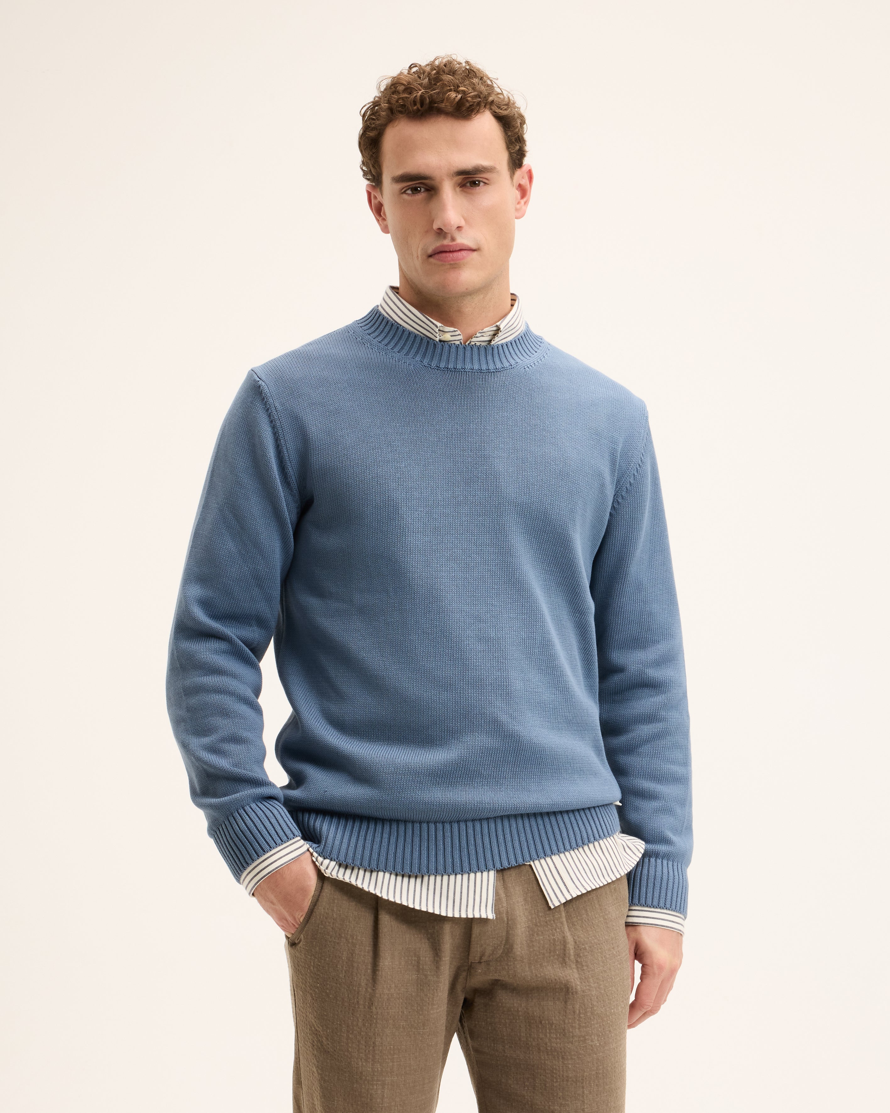 Goodpeople Kid maglione girocollo 2 pezzi cotone