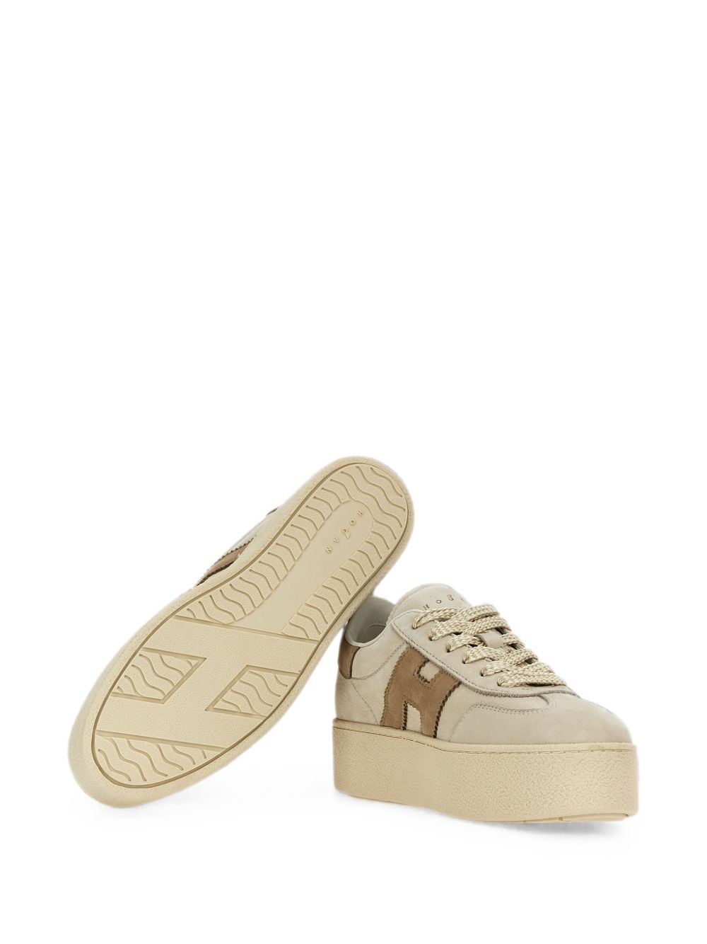 Hogan HXW6980FB6T6RN Mocassini Beige Donna