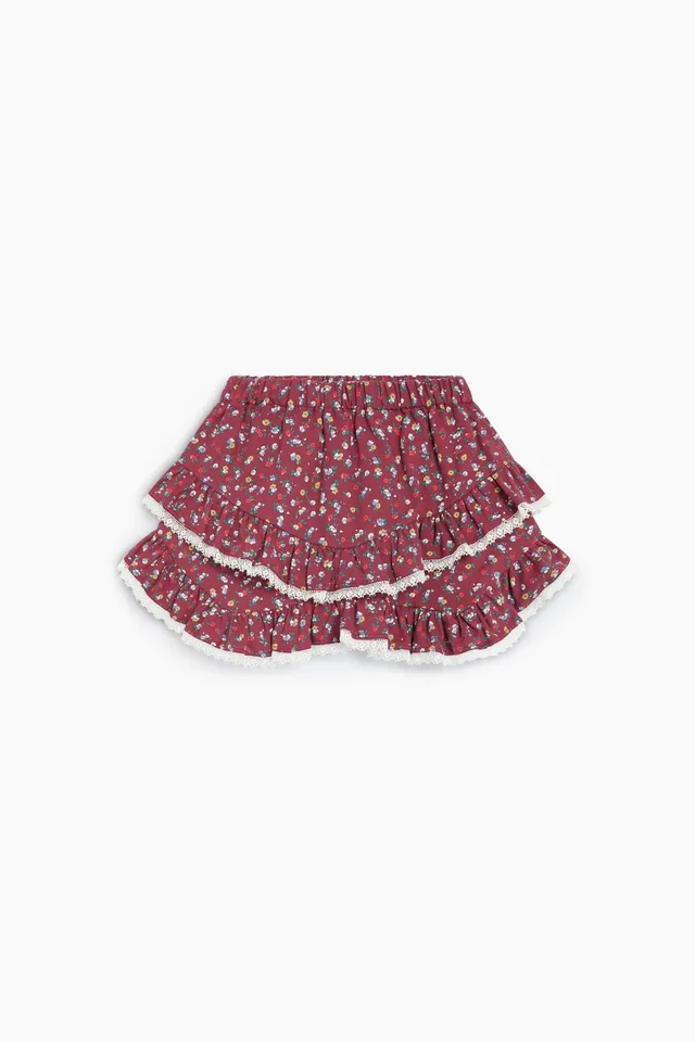 The New Society Bloom gonna bambina fiori cotone