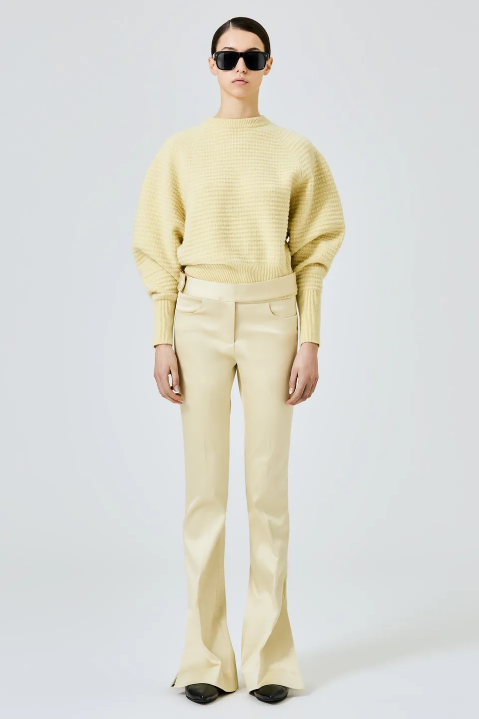 Sa Su Phi Elena pantaloni gialli stretch