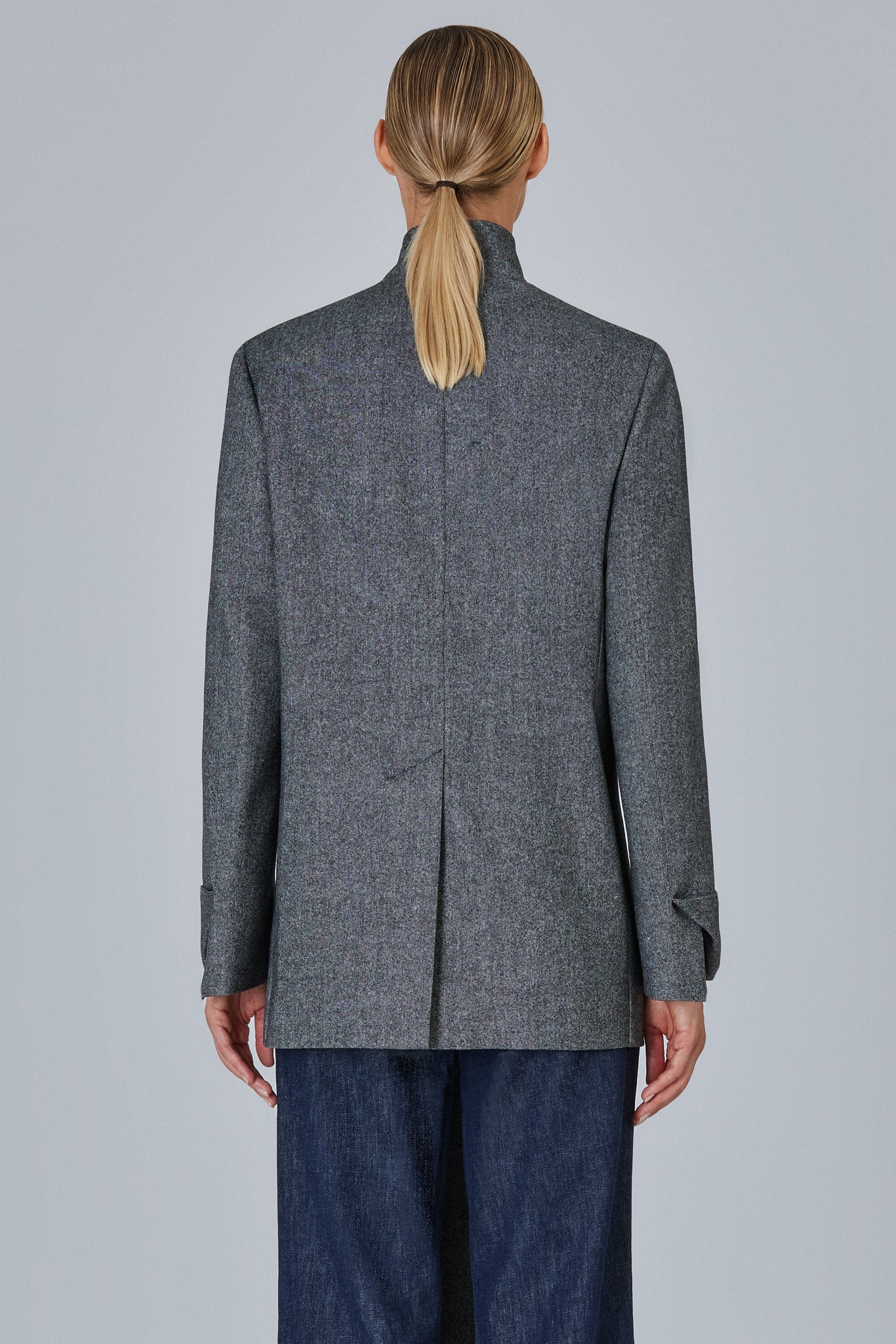 Sa Su Phi Lauren giacca flanella lana cashmere 38